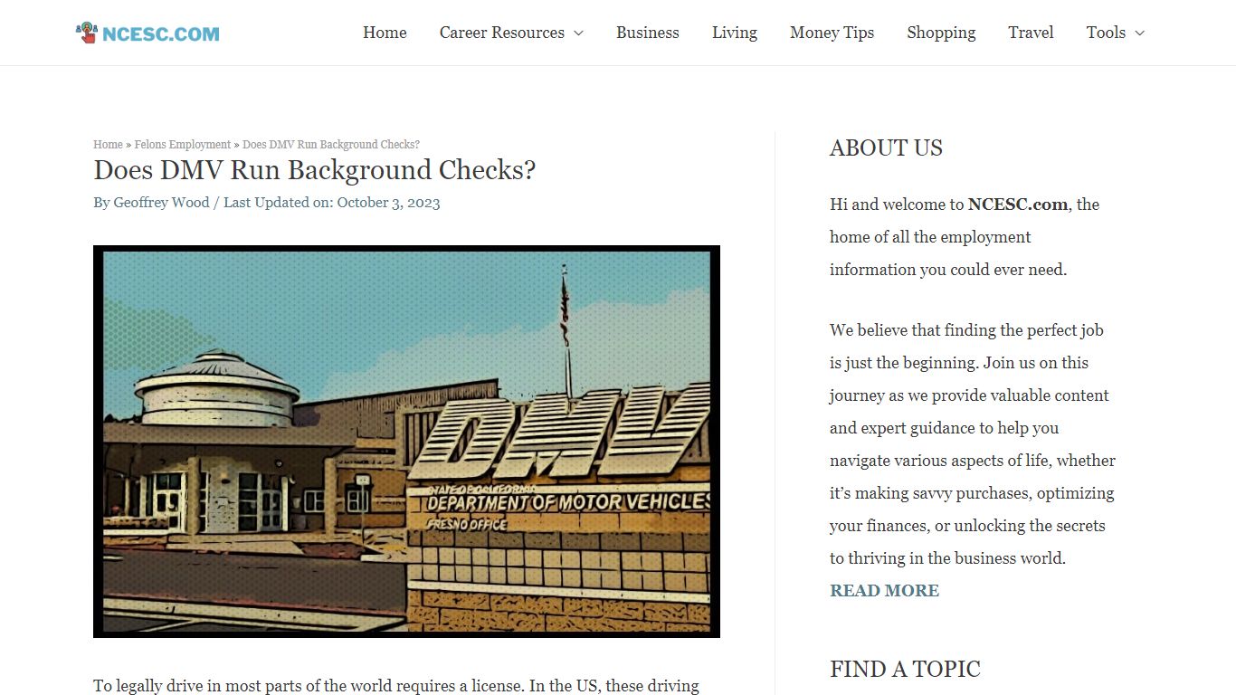 Does DMV Run Background Checks? - [UPDATED] - NCESC